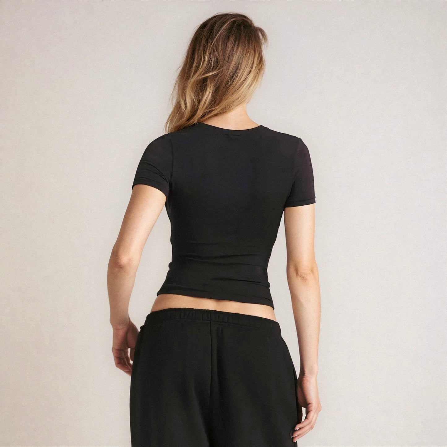 organic cotton t-shirt - black