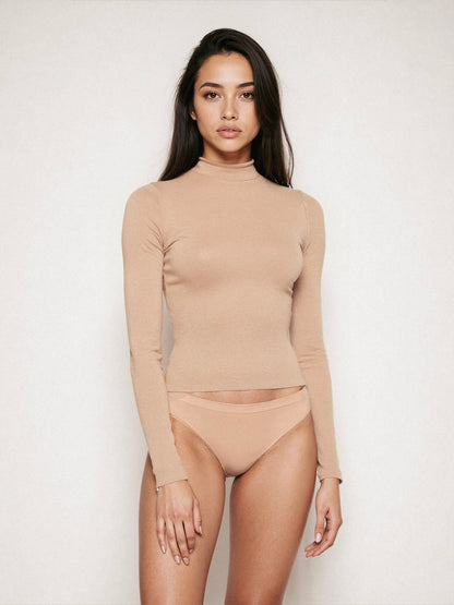 organic cotton brief - beige