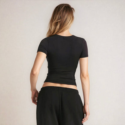 organic cotton t-shirt - black